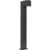 QAZQA Industrielle Stehende Außenlampe Schwarz 65 cm IP44 Baleno