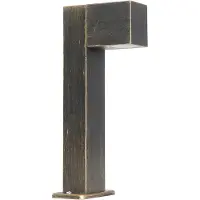 QAZQA Industrielle Stehende Außenlampe AntikGold 35 cm IP44 Baleno