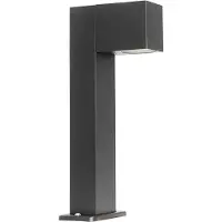 QAZQA Industrielle stehende Außenlampe schwarz 35 cm IP44 - Baleno