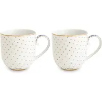 Pip studio Tasse Royal White Small 260 ml (2er Set)