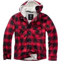Brandit Lumber Jacke Farbe: Rot/Schwarz, Grösse: 5XL