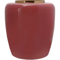 Kayoom Dekovase "Vase Artisse 125", gold (coral, gold), B:34cm, Metall, Vasen, Dekovase, Dekorative Metall-Vase, glanzvoll lackiert, Innenversiegelung