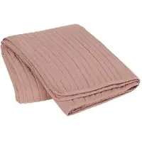 Broste Copenhagen Sena Plaid - Geweih staubig lila