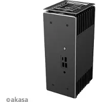 Akasa Turing ABX, Small Form Factor (SFF), PC, Schwarz, UCFF, Aluminium, HDD, Leistung