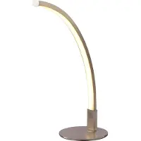 LumenXL Designer-Tischleuchte Finn mit integrierter LED - Chrom