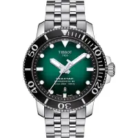 Tissot T1204071109101 Herren-Taucheruhr Seastar 1000 Powermatic 80 Grün