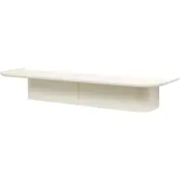 HAY Korpus Wandregal mit Kleiderhaken, creme, 90 cm - , Korpus, Beige, für Flurbereich, Aluminium, Modern