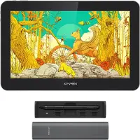 XP-Pen XPPen Artist Pro 16TP Grafiktablett 4K Stift-Display 15,6 Zoll Zeichentablett mit Touchscreen Stift mit Neigung und Radierer für Zeichnen Home Office