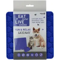 Eat Slow Fun & Relax Lick Mat - Blau