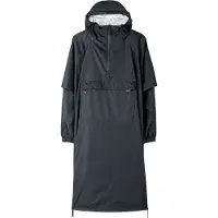 Maium Poncho Unisex-Poncho Schwarz-M