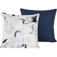 De Witte Lietaer Kissenbezüge Mont Blanc Majolica Blue 40 x 40 cm (Set von 2)