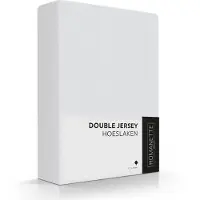 Romanette Spannbettlaken Silber (Double Jersey)-1-person (80/90 x 200/210/220 cm)