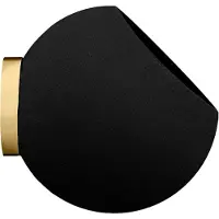 AYTM Globe Wall Pflanzentopf Ø21xH18,8 Black/Gold - , Globe, Schwarz, Aluminium, Design