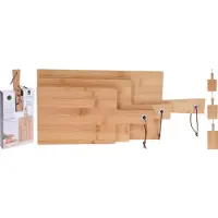 Huismerk Küchenbretter Set Bambus