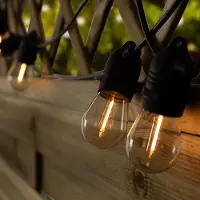 LumenXL Solar Lichterkette für Außen mit 40 Lichtern - 30 Meter - 10W Solarpanel