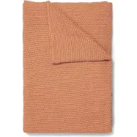Marc O'Polo Plaid Nordic Knit Uni Sandstone-130 x 170 cm