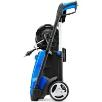 Nilfisk 128470767, Senkrecht, Elektro, 9 m, 5 m, Blau, Schwarz, Aluminium