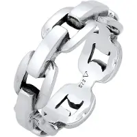 KUZZOI Ring Herren Anker Kettenring Trend 925 Silber Kuzzoi Silber