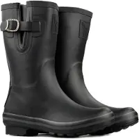 Evercreatures Gummistiefel All Black Short Wellies Damen-Schuhgröße 39
