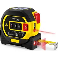 Trotec Laser-Distanzmessgerät BD8M | 0,05 m bis 40 m Laser-Entfernungsmessung Präzise und sekundenschnelle Messung von Distanzen, Flächen und Volumen