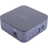 Marmitek Toslink Audio Switch - Connect TS41 - Audio Weiche Optical - 4 Ein / 1 Aus - S/PDIF - 192 kHz Sampling Rate - Dolby Digital - DTS - Schalter für Lichtleiterkabel - Fernbedienung