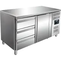Saro 323 10702 Kühltisch inkl. 3er Schubladenset Modell KYLJA 2130 TN Gastro