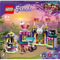 LEGO 41687 Friends Magische Jahrmarktbuden, Freizeitpark mit Zaubertricks