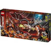 LEGO 71721 NINJAGO Drache des Totenkopfmagiers, 2-in-1 Bauset und Brettspiel mit Skelett-Rittern Minifiguren