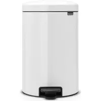 Brabantia NewIcon Treteimer 20 L - Weiß - 176314