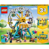 LEGO 31119 Creator Riesenrad Konstruktionsspielzeug, Freizeitpark, Spielzeug für Jungen und Mädchen ab 9 Jahren