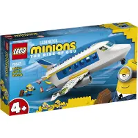 LEGO 75547 Minions Flugzeug Spielzeug mit Figuren: Stuart und Bob, Set für Minions-Fans