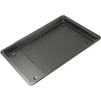 Zenker Black Metallic Herdbackblech Ausziehbar, Backblech, Back Blech, Kuchenblech, Antihaft Classic, Schwarz, L 37 - 52 cm, 6540