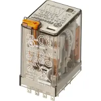 Finder 55.34 Industrielles 4CO Relais 7A 24VAC Mit LED - 55.34.8.024.0050