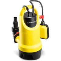 Trotec Schmutzwasser-Tauchpumpe TWP 7536 E Hochleistungspumpe 12.500 l/ h 750 Watt