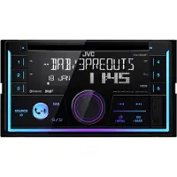JVC KW-DB93BT, Schwarz, 2 DIN, 50 W, CD, 20 - 20000 Hz, 80 dB