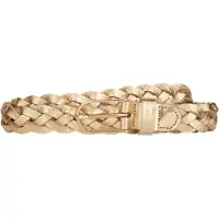 Vanzetti Gürtel Braided Women's Belt W90 Gold Metallic