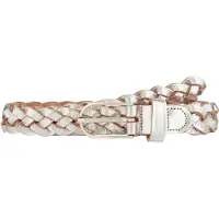 Vanzetti Gürtel Braided Women's Belt W105 Silver Metallic