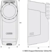 ABUS Bluetooth-Türschlossantrieb HomeTec Pro CFA3100 schwarz