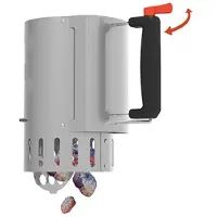 Barbecook holzkole-starter mit safe drop Edelstahl Ø 16.5cm H 27.5cm