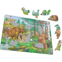 Larsen Puzzle Zvíata v lese 29 dílk
