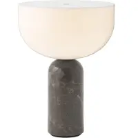 New Works Kizu Portable Tischleuchte Grey - , Kizu Portable, dimmbar, Grau, für Wohnzimmer, Marmor, Design