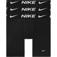 Nike Underwear Boxer "BOXER BRIEF LONG 3PK" Packung, 3er-Pack, mit Elastikbund mit Logo-Schriftzug