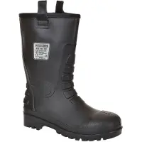Portwest Sicherheits FW75 schwarz Gummi S5 Gr. 36