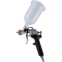Stanley Farbspritzpistole mit Oberbecher 1.4 mm 0,25 Liter für Kompressor, 113,5 l/min, 1/4 Zoll