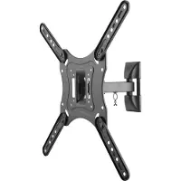Deltaco Office, vollbewegliche 2-Wege-Wand, 23"-55", 30kg, 75x75-400-400