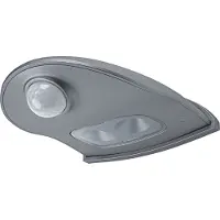 Osram DoorLED, Wandbeleuchtung für den Außenbereich, Silber, Polycarbonat (PC), IP54, Fassade, Patio, III