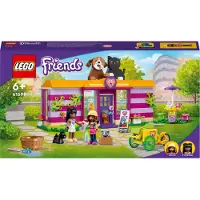 LEGO 41699 Friends Tieradoptionscafé, Heartlake City Spielset mit Tieren und Mini-Puppen zur Rettung der Tiere, Spielzeug ab 6 Jahre