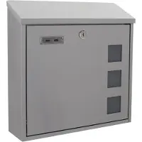 Profirst Briefkasten Verona Edelstahl