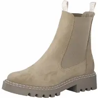 Tamaris Damen Stiefeletten 1-25455-29 431 Farbe: Beige Größe: 38