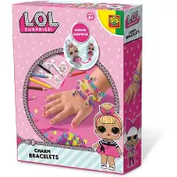 SES Creative L.O.L. 14196 Surprise Amulettarmbänder Bastelset - Kreatives Schmuck Basteln für Mädchen, Armbänder-Bastelset für Kinder, 6 Jahr(e), Mehrfarbig, 1 Stück(e)
